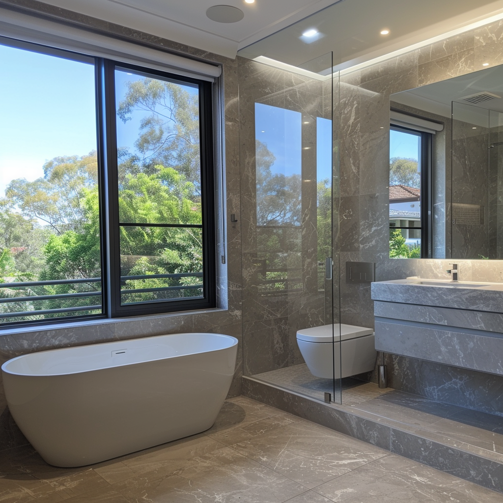 Elegant bathroom fixtures are installed seamlessly by skilled plumbers in Maroubra.
