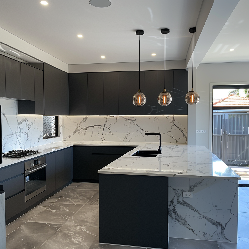 Plumbing specialists install modern kitchen fixtures with care in Maroubra homes.